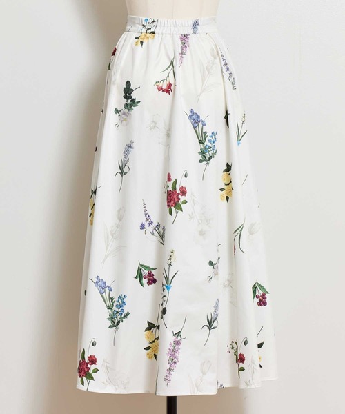 NOELA（ノエラ）の「【15周年】ボタニカルフレアスカート（スカート・レディース・ネイビー/サックスブルー/オフホワイト・S/M）」の22枚目の写真