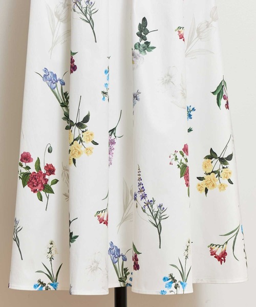 NOELA（ノエラ）の「【15周年】ボタニカルフレアスカート（スカート・レディース・ネイビー/サックスブルー/オフホワイト・S/M）」の21枚目の写真