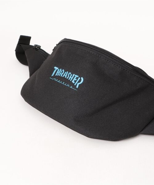 THRASHER（スラッシャー）の「THRASHER ウエストバッグ(ST)（ボディバッグ/ウエストポーチ・メンズ・ホワイト/ブルー・FREE）」の4枚目の写真