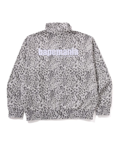WILD LEOPARD PATTERN RELAXED FIT HALF ZIP SWEATSHIRT（スウェット