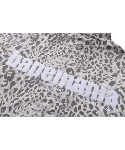 WILD LEOPARD PATTERN RELAXED FIT HALF ZIP SWEATSHIRT（スウェット