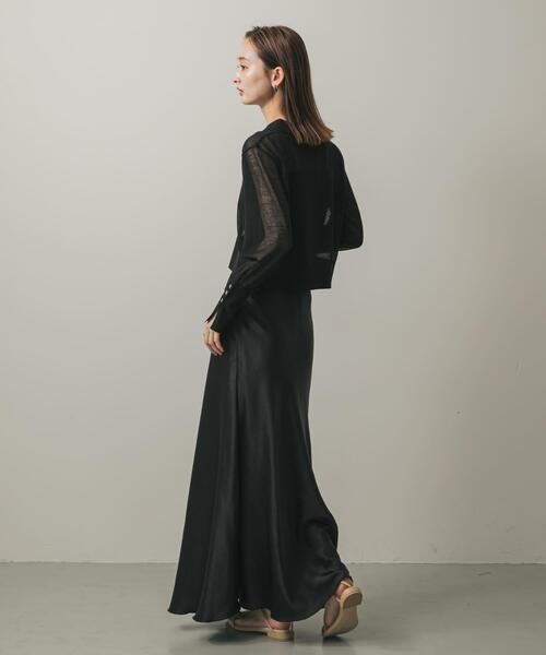 SENSE OF PLACE by URBAN RESEARCH（センスオブプレイスバイアーバンリサーチ）の「シアースキッパーカーディガン（カーディガン/ボレロ・レディース・キャメル/ブラック/ライトブルー・ONE）」の7枚目の写真