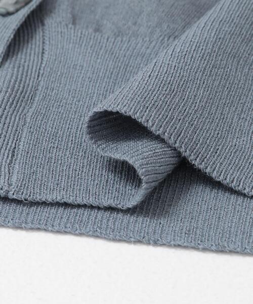 SENSE OF PLACE by URBAN RESEARCH（センスオブプレイスバイアーバンリサーチ）の「シアースキッパーカーディガン（カーディガン/ボレロ・レディース・キャメル/ブラック/ライトブルー・ONE）」の19枚目の写真