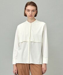 ICB（アイシービー）の「イージージョーゼット バンドカラーカットソー（Tシャツ/カットソー）」