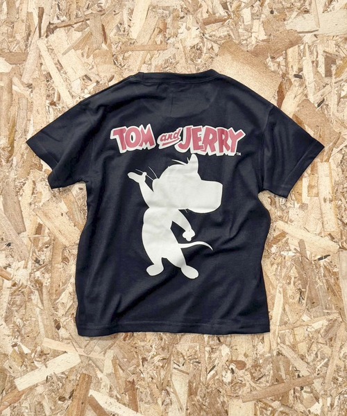 セール】TOM&JERRY トム＆ジェリー バックプリント 半袖 Tシャツ（T