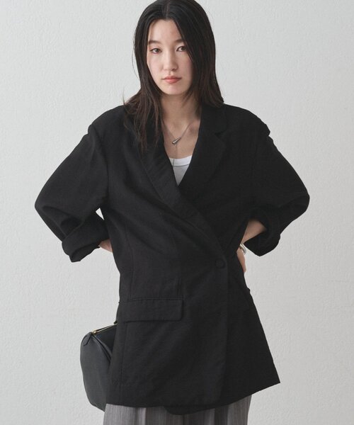Loungedress カシュクールオーバージャケット カシュクールオーバージャケット（ベスト）｜LOUNGEDRESS