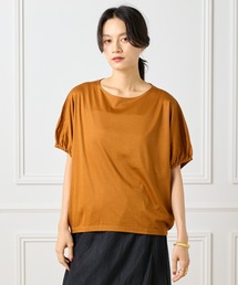 INED | ギザリヨセルスムース ボートネックドルマンカットソー(Tシャツ/カットソー)