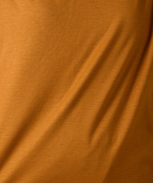 INED(イネド)の「ギザリヨセルスムース ボートネックドルマンカットソー(Tシャツ/カットソー・レディース・モカ/ブラック/ブラウン系その他/オフホワイト・9号)」の6枚目の写真