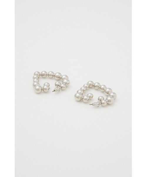 SLY(スライ)の「HEART MOTIF HOOP P/EARRING ハートモチーフ フープピアス 秋服(ピアス(両耳用)・レディース・シルバー/ゴールド・FREE)」の5枚目の写真