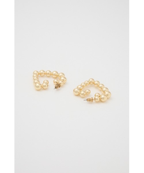 SLY(スライ)の「HEART MOTIF HOOP P/EARRING ハートモチーフ フープピアス 秋服(ピアス(両耳用)・レディース・シルバー/ゴールド・FREE)」の9枚目の写真