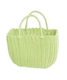 グリーン かごバッグ ZARA ザラ かごバッグ ハンドバッグ グリーン - メルカリ