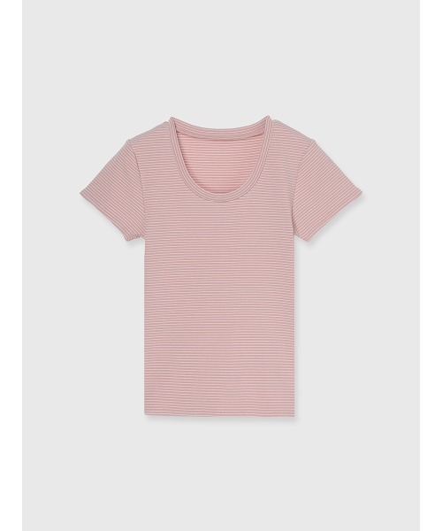 EIMY ISTOIRE（エイミーイストワール）の「ボーダーリブＴシャツ（Tシャツ/カットソー・レディース・ホワイト/サックスブルー/ピンク・F）」の22枚目の写真