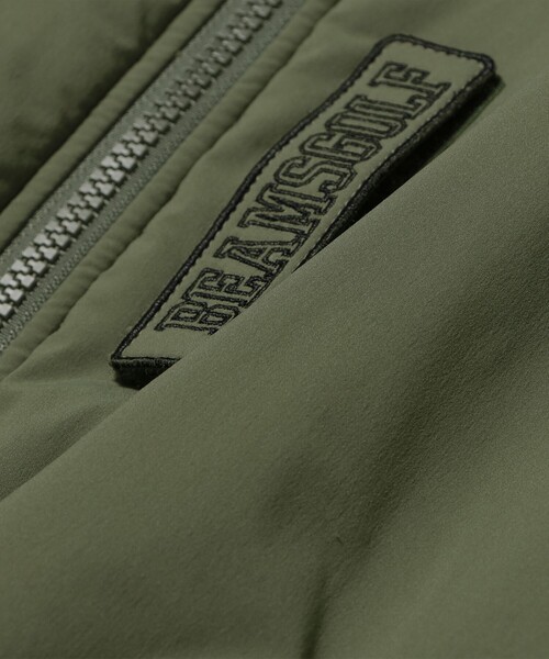 BEAMS GOLF(ビームスゴルフ)の「ORANGE LABEL / 撥水 中綿入り ボンバー ブルゾン(保温・ストレッチ)(ブルゾン・レディース・オリーブ/ネイビー・MEDIUM/LARGE/SMALL)」の18枚目の写真