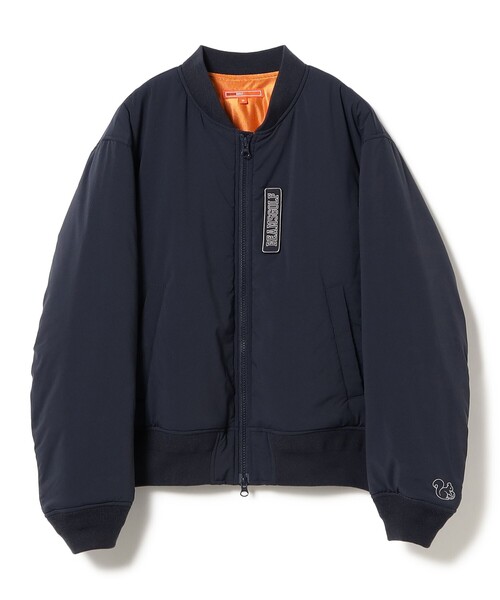 BEAMS GOLF(ビームスゴルフ)の「ORANGE LABEL / 撥水 中綿入り ボンバー ブルゾン(保温・ストレッチ)(ブルゾン・レディース・オリーブ/ネイビー・MEDIUM/LARGE/SMALL)」の20枚目の写真