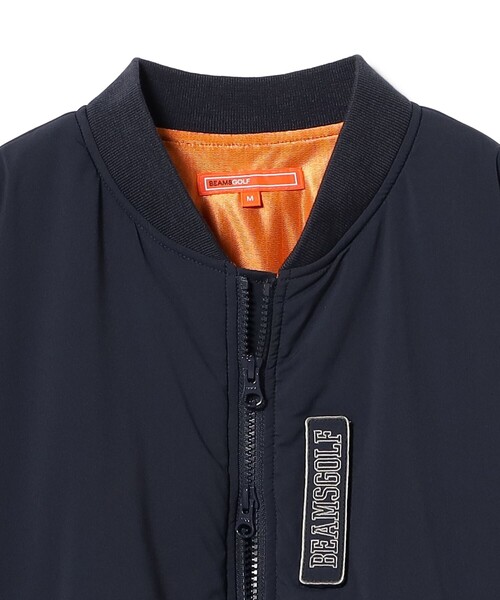 BEAMS GOLF(ビームスゴルフ)の「ORANGE LABEL / 撥水 中綿入り ボンバー ブルゾン(保温・ストレッチ)(ブルゾン・レディース・オリーブ/ネイビー・MEDIUM/LARGE/SMALL)」の22枚目の写真