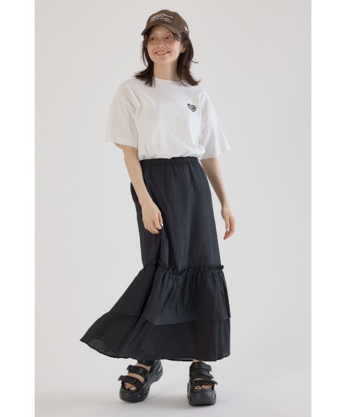 RODEO CROWNS WIDE BOWL（ロデオクラウンズワイドボウル）の「フリルスカート（スカート・レディース・ブルー/ブラック/オフホワイト・FREE）」の17枚目の写真