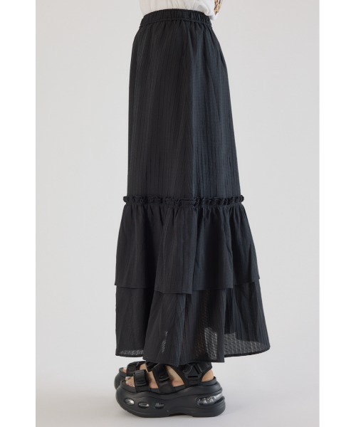 RODEO CROWNS WIDE BOWL（ロデオクラウンズワイドボウル）の「フリルスカート（スカート・レディース・ブルー/ブラック/オフホワイト・FREE）」の20枚目の写真