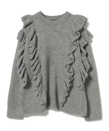 BEAMS HEART（ビームスハート）の「オーバー フリル ニット プルオーバー（ニット/セーター・レディース）」