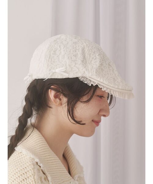 帽子 S lace up hunting cap theredthread THEREDTHREAD】S lace up hunting cap
