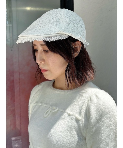 セール】lace hunting cap（キャップ）｜merry jenny（メリージェニー