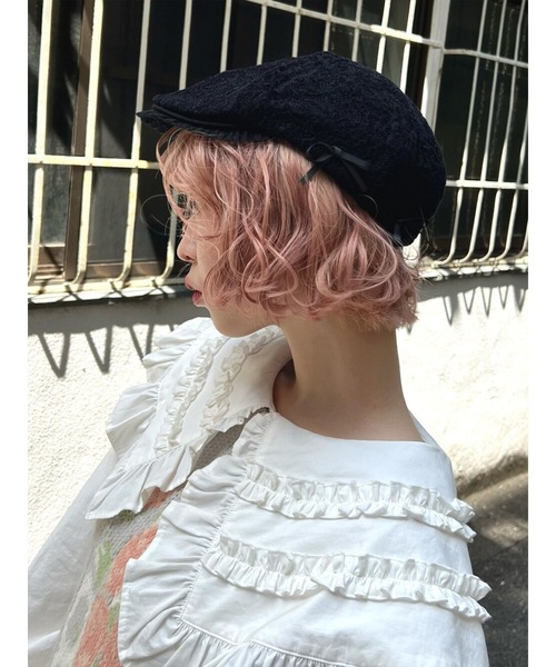 セール】lace hunting cap（キャップ）｜merry jenny（メリージェニー