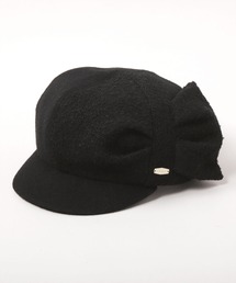 週末セール！！CA4LA カシラ　キャスケット　本革　黒 ALL LEATHER CORDEL 7(ONESIZE BLACK): キャスケット｜帽子通販
