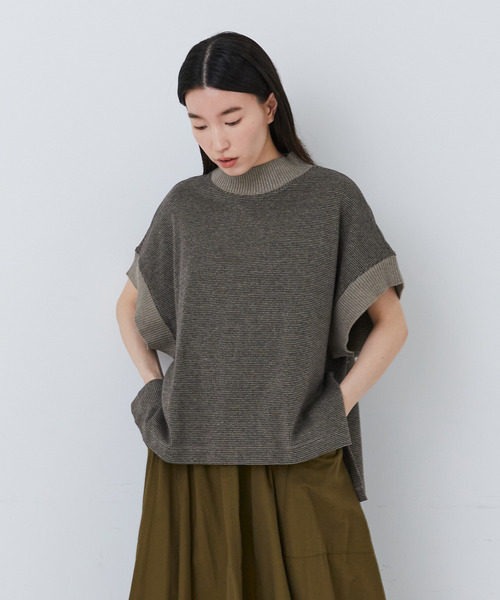 conges payes ADIEU TRISTESSE（コンジェ ペイエ アデュートリステス）の「ジャージーベスト（ベスト・レディース・ブラウン系その他/ベージュ系その他/ダークブラウン・FREE）」の3枚目の写真