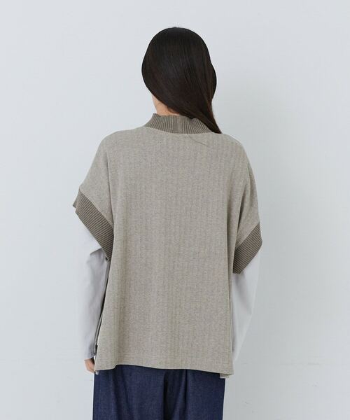 conges payes ADIEU TRISTESSE（コンジェ ペイエ アデュートリステス）の「ジャージーベスト（ベスト・レディース・ブラウン系その他/ベージュ系その他/ダークブラウン・FREE）」の6枚目の写真