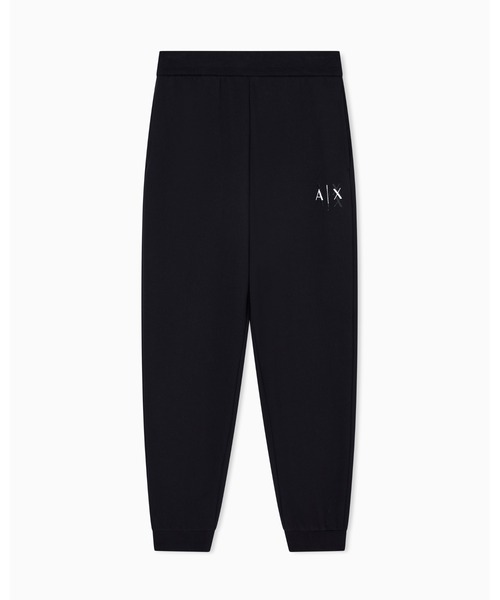 ARMANI EXCHANGE(アルマーニエクスチェンジ)の「【A|X アルマーニ エクスチェンジ】コットンフリース スウェットジョガーパンツ(スウェットパンツ・レディース・ブラック/アイボリー・LARGE/MEDIUM/SMALL/X-LARGE/X-SMALL)」の8枚目の写真