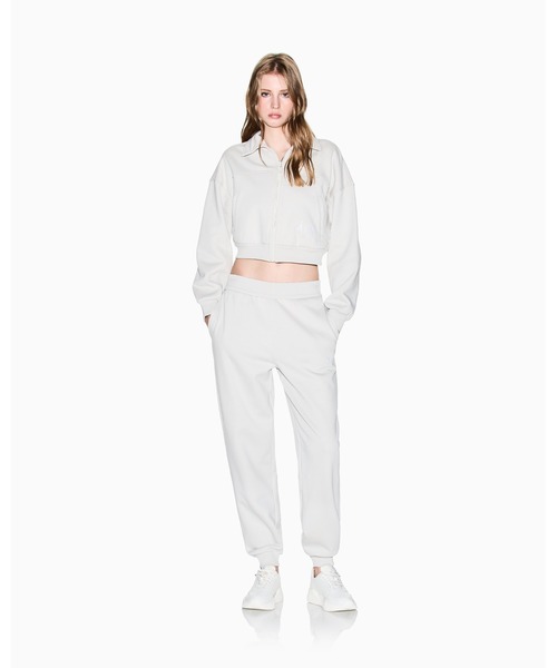 ARMANI EXCHANGE(アルマーニエクスチェンジ)の「【A|X アルマーニ エクスチェンジ】コットンフリース スウェットジョガーパンツ(スウェットパンツ・レディース・ブラック/アイボリー・LARGE/MEDIUM/SMALL/X-LARGE/X-SMALL)」の6枚目の写真
