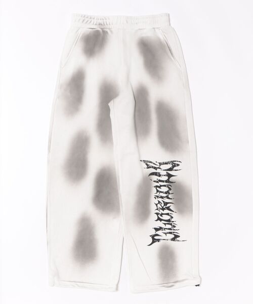 8(eight)(エイト)の「スプレー加工スウェットパンツ(スウェットパンツ・メンズ・ブラック/ピンク/ホワイト・MEDIUM/LARGE)」の1枚目の写真