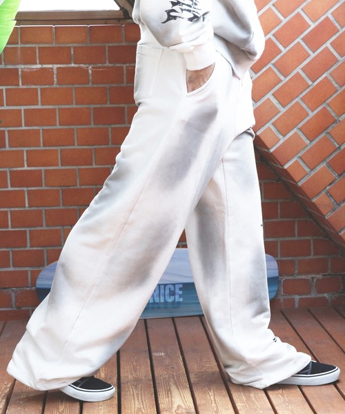 8(eight)(エイト)の「スプレー加工スウェットパンツ(スウェットパンツ・メンズ・ブラック/ピンク/ホワイト・MEDIUM/LARGE)」の8枚目の写真