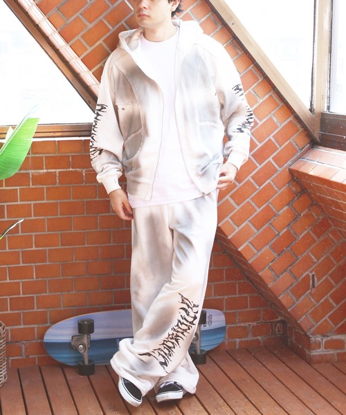 8(eight)(エイト)の「スプレー加工スウェットパンツ(スウェットパンツ・メンズ・ブラック/ピンク/ホワイト・MEDIUM/LARGE)」の11枚目の写真