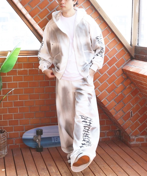 8(eight)(エイト)の「スプレー加工スウェットパンツ(スウェットパンツ・メンズ・ブラック/ピンク/ホワイト・MEDIUM/LARGE)」の12枚目の写真