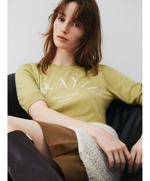 15thインターシャロゴニットプルオーバー