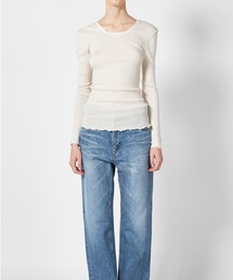 anuke/Vneck Dot Blouse 半袖 ànuke online store（アンヌーク） / Vneck Dot BlouseVneck Dot