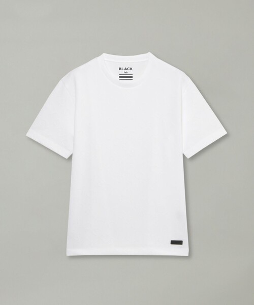 BLACK LABEL CRESTBRIDGE(ブラックレーベル・クレストブリッジ)の「【BLACK lab.】ブリスターロゴジャカードTシャツ(Tシャツ/カットソー・メンズ・オフホワイト/グレー系その他/ブラック・M/L/XL)」の8枚目の写真