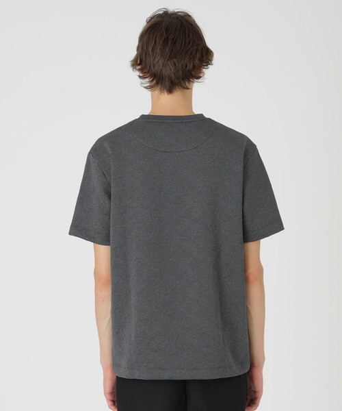 BLACK LABEL CRESTBRIDGE(ブラックレーベル・クレストブリッジ)の「【BLACK lab.】ブリスターロゴジャカードTシャツ(Tシャツ/カットソー・メンズ・オフホワイト/グレー系その他/ブラック・M/L/XL)」の11枚目の写真
