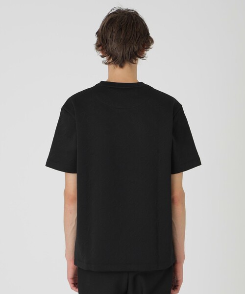 BLACK LABEL CRESTBRIDGE(ブラックレーベル・クレストブリッジ)の「【BLACK lab.】ブリスターロゴジャカードTシャツ(Tシャツ/カットソー・メンズ・オフホワイト/グレー系その他/ブラック・M/L/XL)」の16枚目の写真