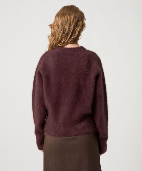 S*】様 スティーブンアラン　ウールアゼ　クルーニット　グレー　サイズＳ スティーブンアラン ウールアゼ クルーニット グレー サイズS