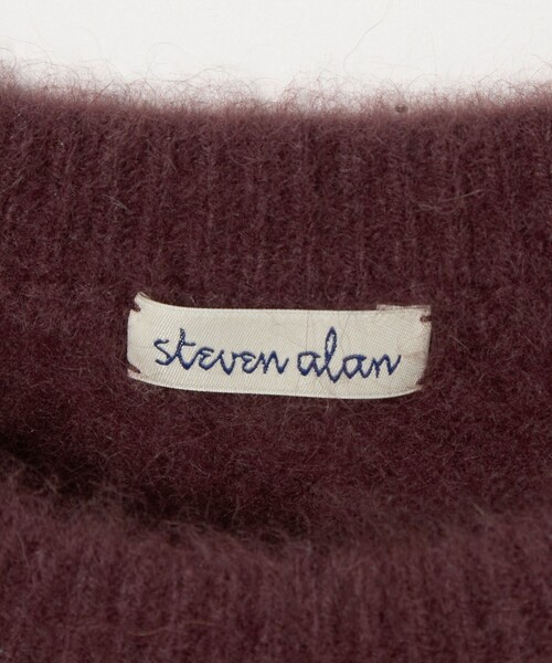 Steven Alan（スティーブンアラン）の「＜Steven Alan＞オーストラリアンウール ミックス  ニット（ニット/セーター・レディース・ダークグレー/ベージュ/ダークブラウン・FREE）」の17枚目の写真