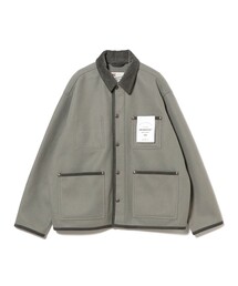 BEAMS F（ビームスエフ）の「Traditional Weatherwear / WORK JACKET 002 ポリエステルウール カバーオール ジャケット（ブルゾン・メンズ）」