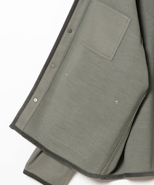 BEAMS F（ビームスエフ）の「Traditional Weatherwear / WORK JACKET 002 ポリエステルウール カバーオール ジャケット（ブルゾン・メンズ・グレー系その他/ブラック/ネイビー・36/38/40）」の4枚目の写真