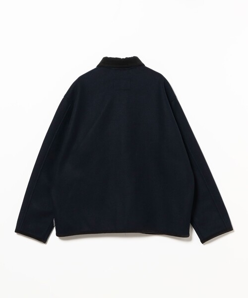 BEAMS F（ビームスエフ）の「Traditional Weatherwear / WORK JACKET 002 ポリエステルウール カバーオール ジャケット（ブルゾン・メンズ・グレー系その他/ブラック/ネイビー・36/38/40）」の16枚目の写真