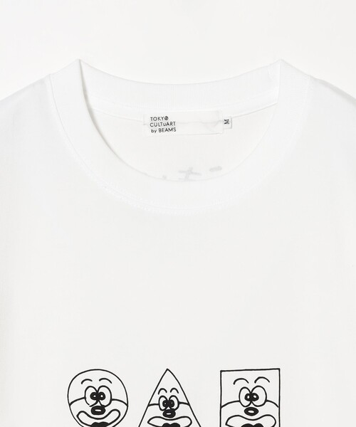 TOKYO CULTUART by BEAMS（トウキョウカルチャートバイビームス）の「うまい棒 × Ken Kagami / イラスト Tee（Tシャツ/カットソー・レディース・ホワイト/ブラック・SMALL/X-LARGE/LARGE/MEDIUM）」の4枚目の写真