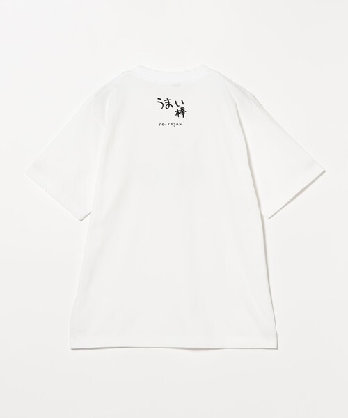 TOKYO CULTUART by BEAMS（トウキョウカルチャートバイビームス）の「うまい棒 × Ken Kagami / イラスト Tee（Tシャツ/カットソー・レディース・ホワイト/ブラック・SMALL/X-LARGE/LARGE/MEDIUM）」の5枚目の写真