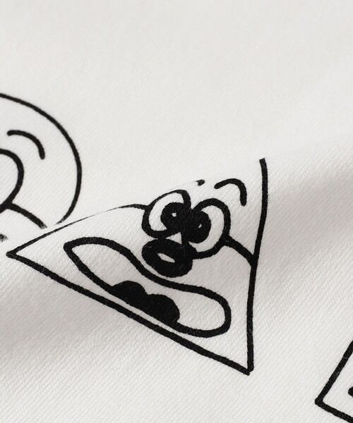 TOKYO CULTUART by BEAMS（トウキョウカルチャートバイビームス）の「うまい棒 × Ken Kagami / イラスト Tee（Tシャツ/カットソー・レディース・ホワイト/ブラック・SMALL/X-LARGE/LARGE/MEDIUM）」の6枚目の写真
