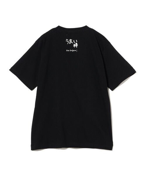TOKYO CULTUART by BEAMS（トウキョウカルチャートバイビームス）の「うまい棒 × Ken Kagami / イラスト Tee（Tシャツ/カットソー・レディース・ホワイト/ブラック・SMALL/X-LARGE/LARGE/MEDIUM）」の8枚目の写真