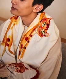 studio CLIP（スタディオクリップ）の「シルエットバスタオル[うちの猫博]（タオル）」