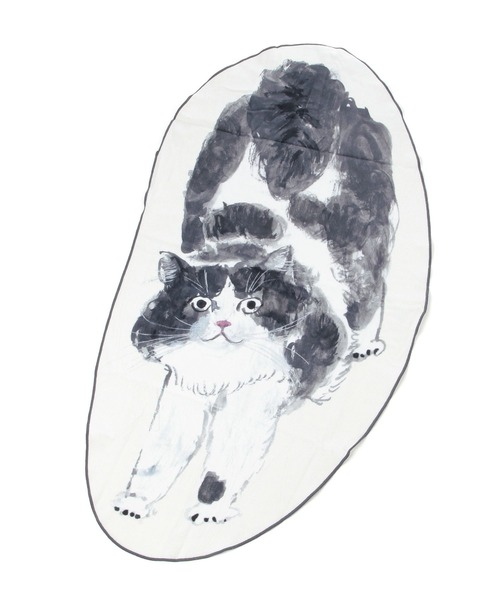 studio CLIP（スタディオクリップ）の「シルエットバスタオル[うちの猫博]（タオル・レディース・その他1/その他4・FREE）」の5枚目の写真